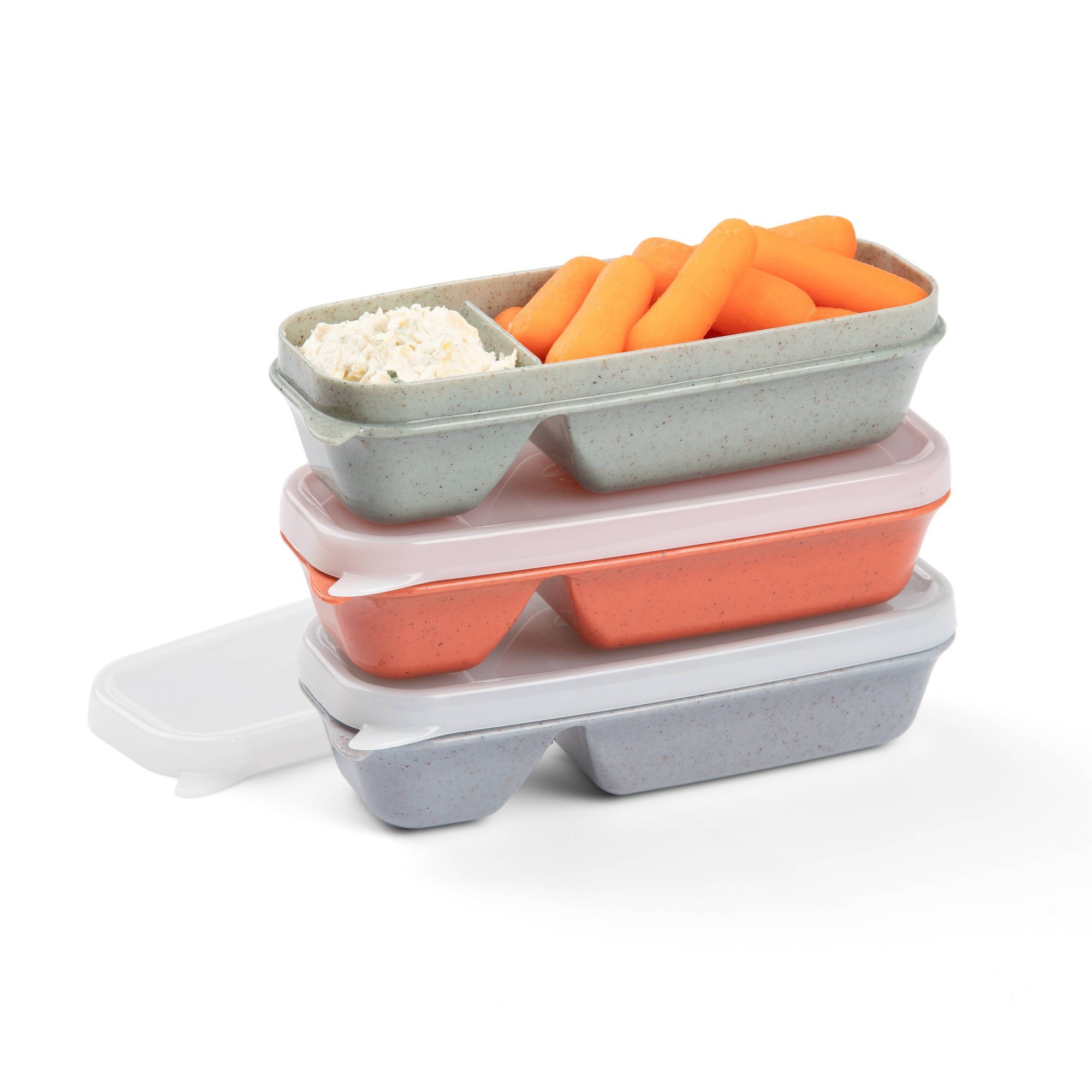 Food Storage Prep Containers - Leakproof Snack And Dip Food Storage