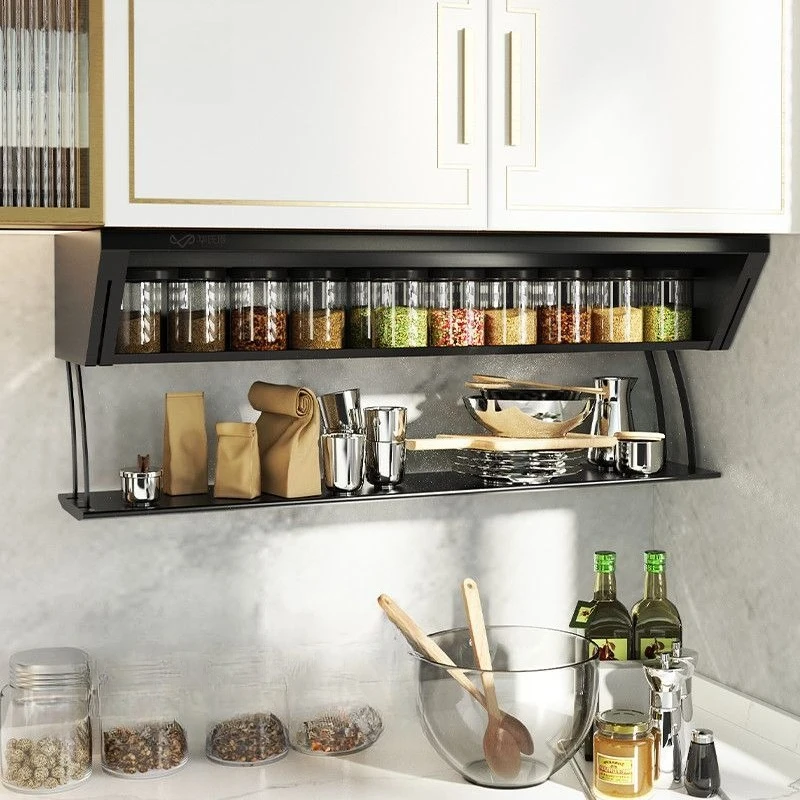 Food Storage And Preparation - Seasoning pull-out basket hidden food preparation