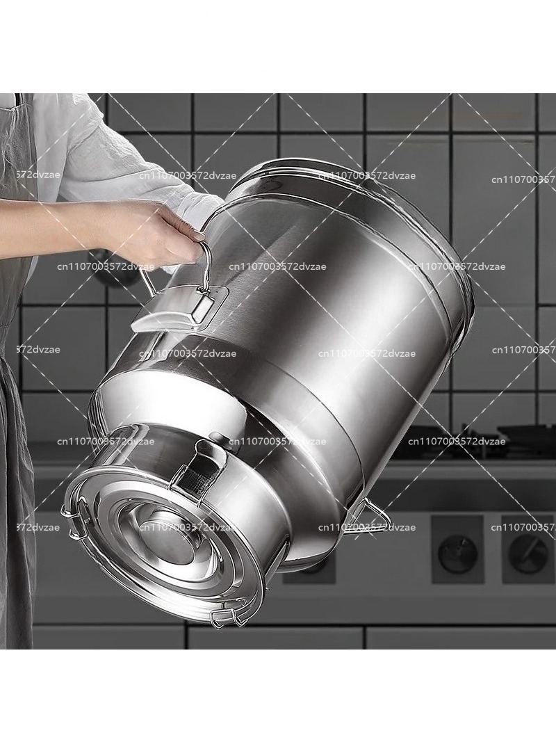 Food Storage Tank - 304 Stainless Steel Sealed Milk Bucket