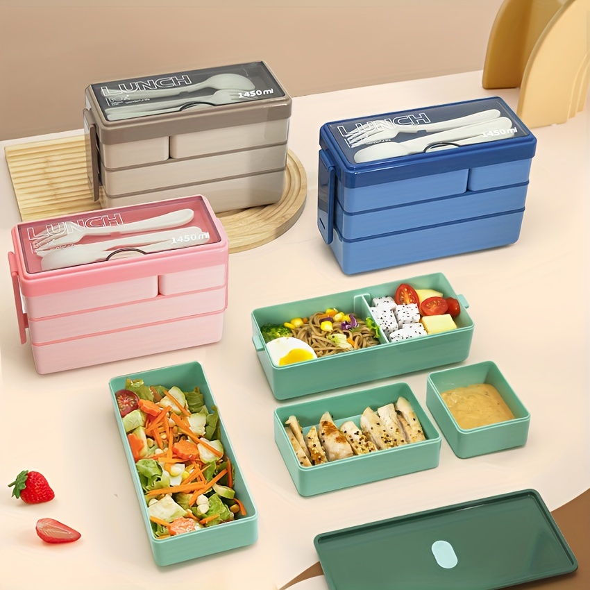 Food Storage Made Easy - 1450ML Bento Lunch Box Large Capacity