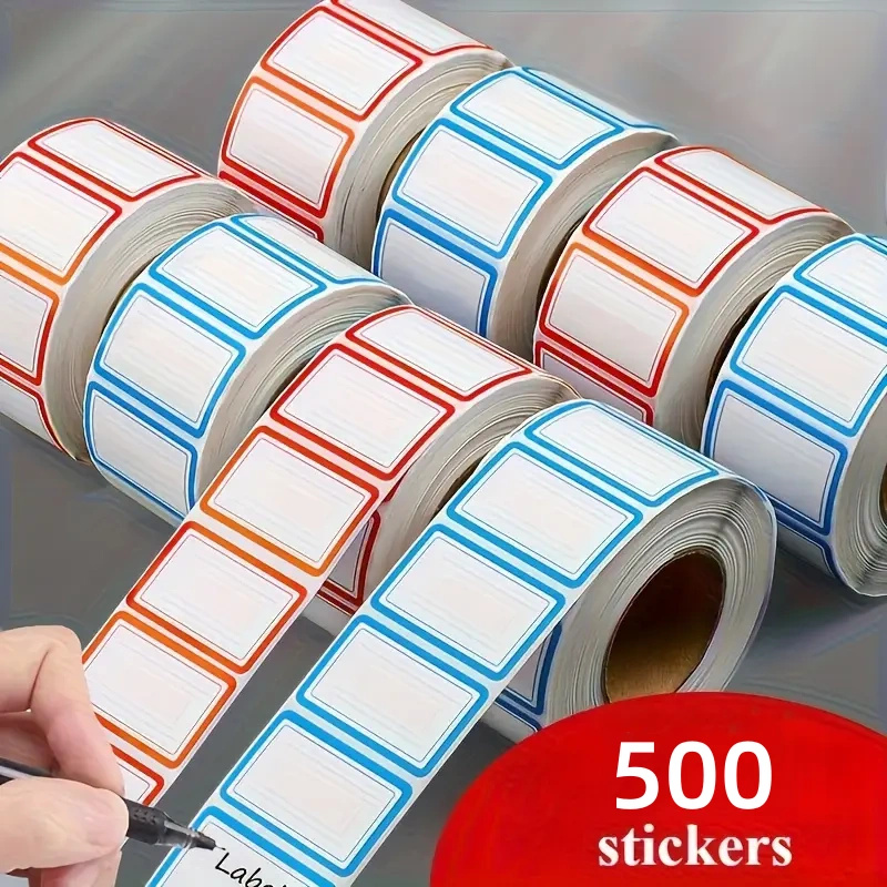 Food Storage Tank - 500Pcs Freezing Labels Stickers No Residue
