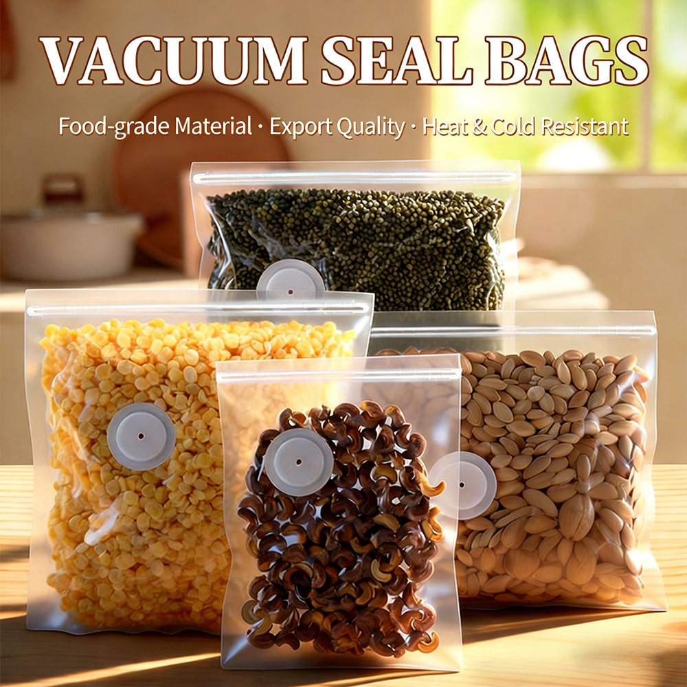 30pcs Reusable Vacuum Bags+1 C - Food Storage Machine recension och pris