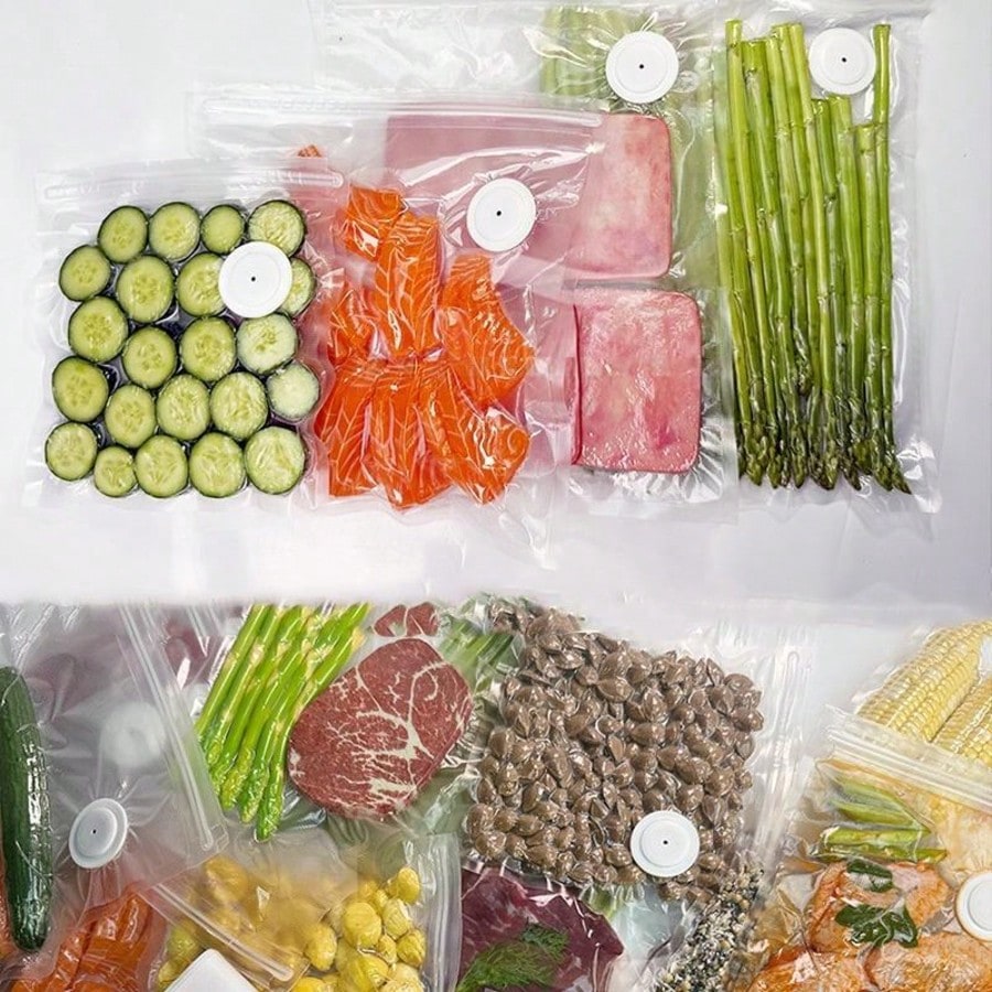 30pcs Reusable Vacuum Bags+1 C - Food Storage Machine recension och pris