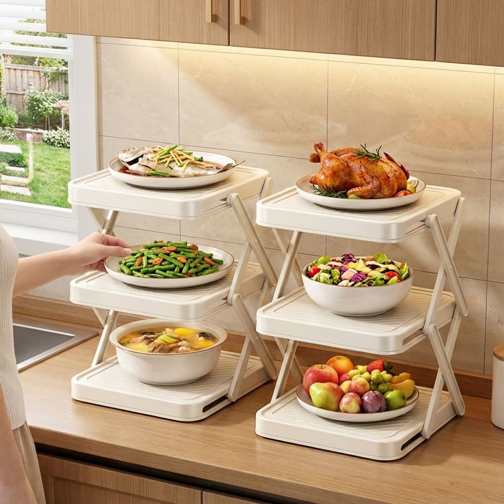 3/4-Tier Prepare Dish Storage  - Food Storage And Preparation recension och pris