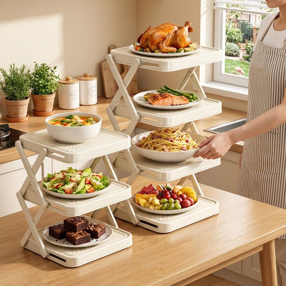 3/4-Tier Prepare Dish Storage  - Food Storage And Preparation recension och pris