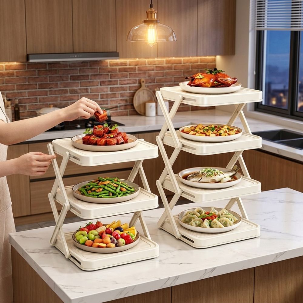 3/4-Tier Prepare Dish Storage  - Food Storage And Preparation recension och pris