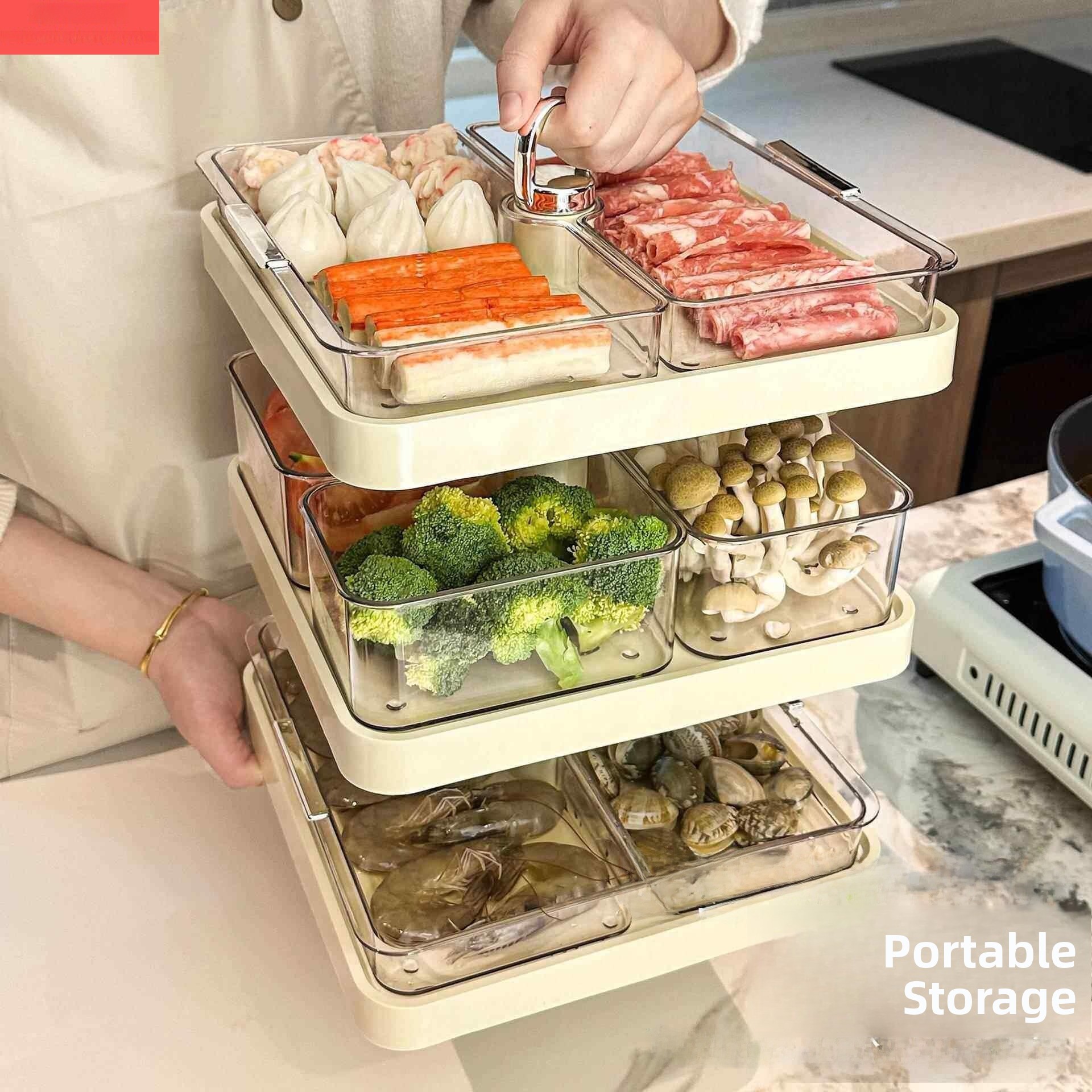 Multifunctional Rotatable Grid - Food Storage And Preparation recension och pris
