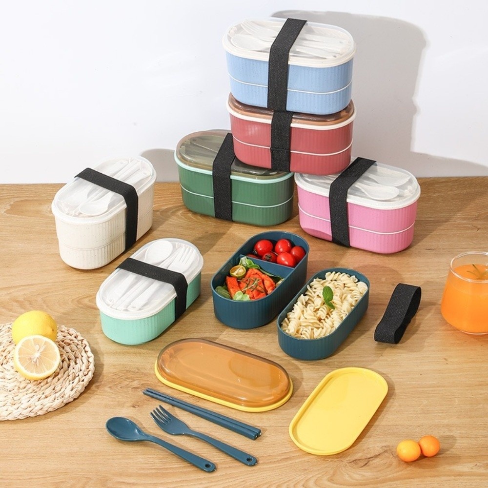 Portable Double Layer Lunch Bo - Food Storage Made Easy recension och pris