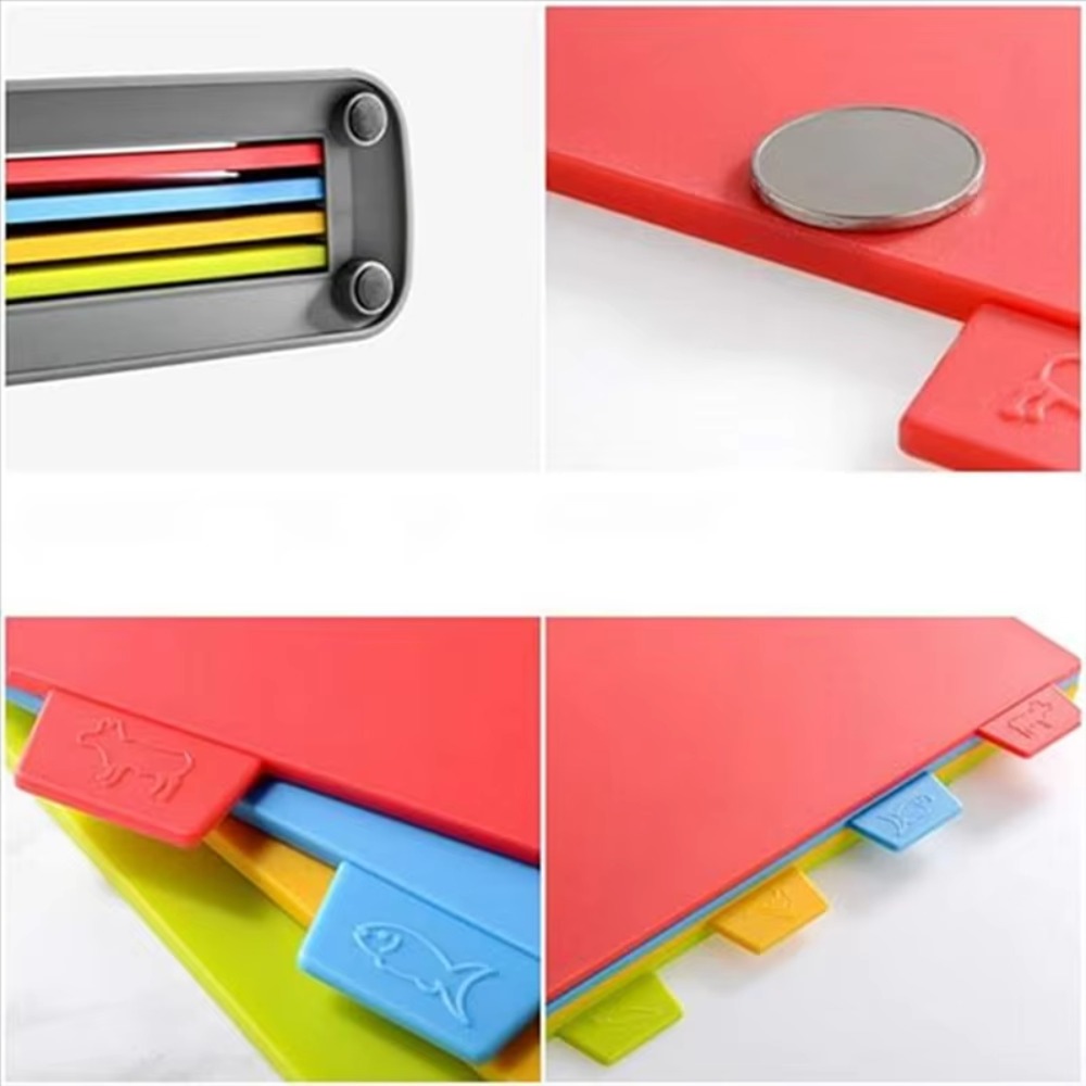 Color Coded Chopping Board Set - Food Storage And Preparation recension och pris
