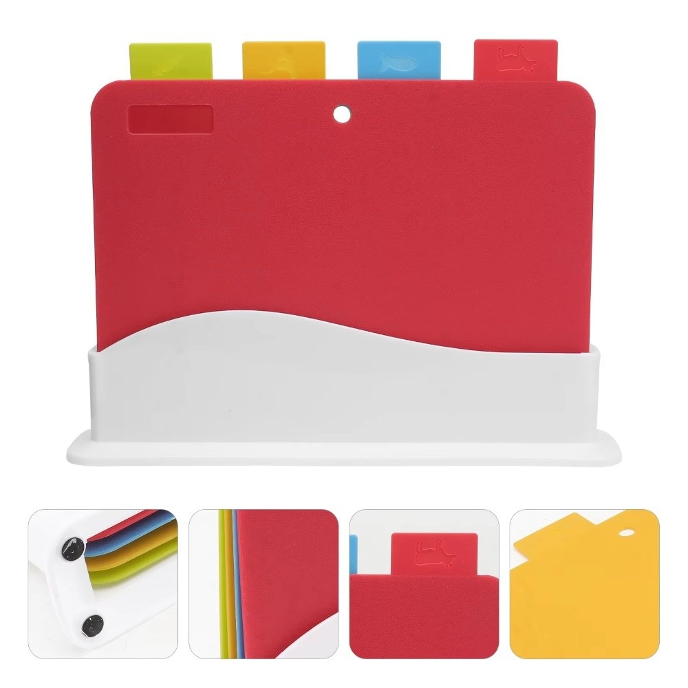 Color Coded Chopping Board Set - Food Storage And Preparation recension och pris