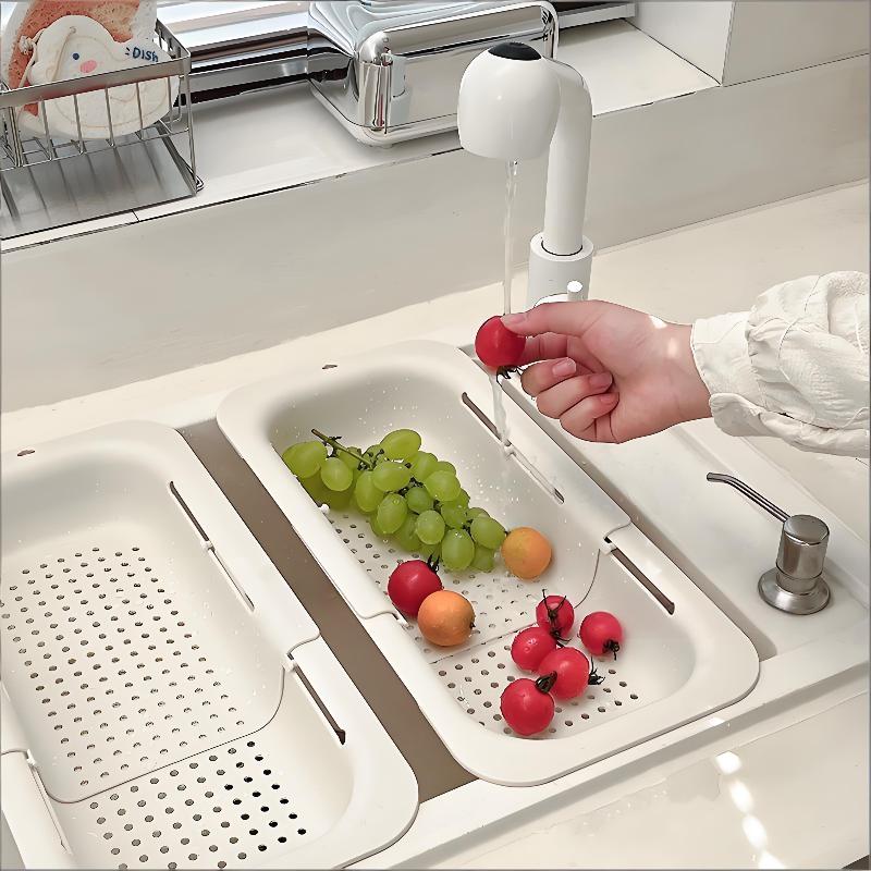 【HMA】Telescopic Drain Basket,  - Food Storage Non Toxic recension och pris