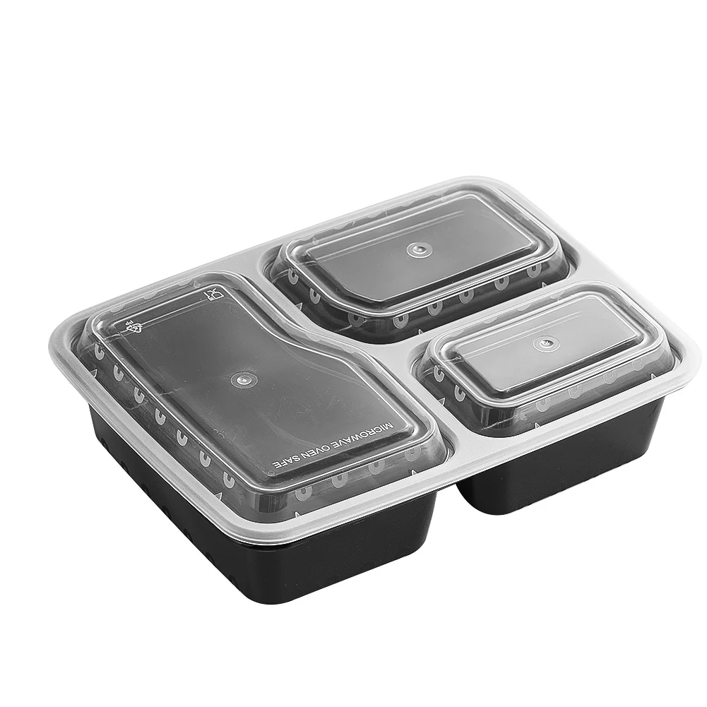 7 Pack 3 Compartment Meal Prep - Food Storage Prep Containers recension och pris