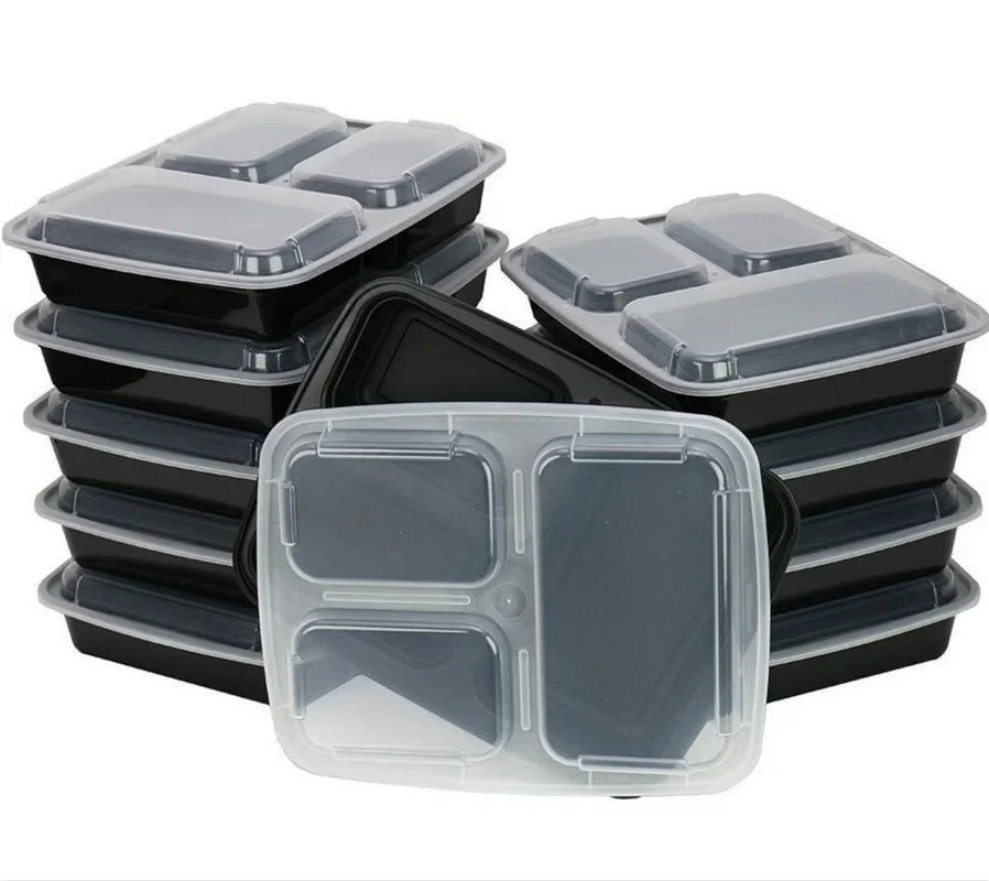 7 Pack 3 Compartment Meal Prep - Food Storage Prep Containers recension och pris