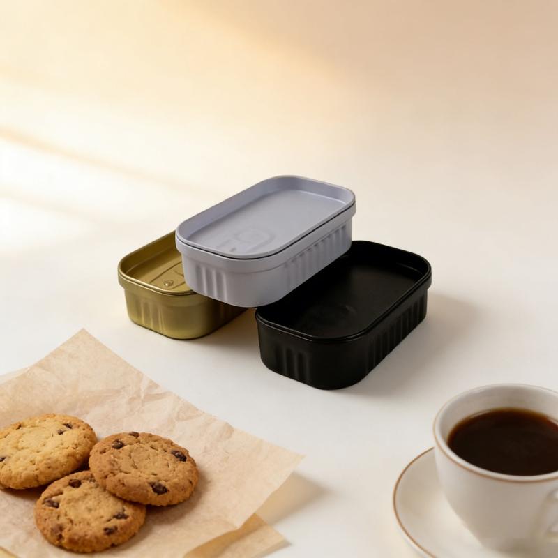 Sardine Can Shaped Storage Tin - Food Storage Non Toxic recension och pris