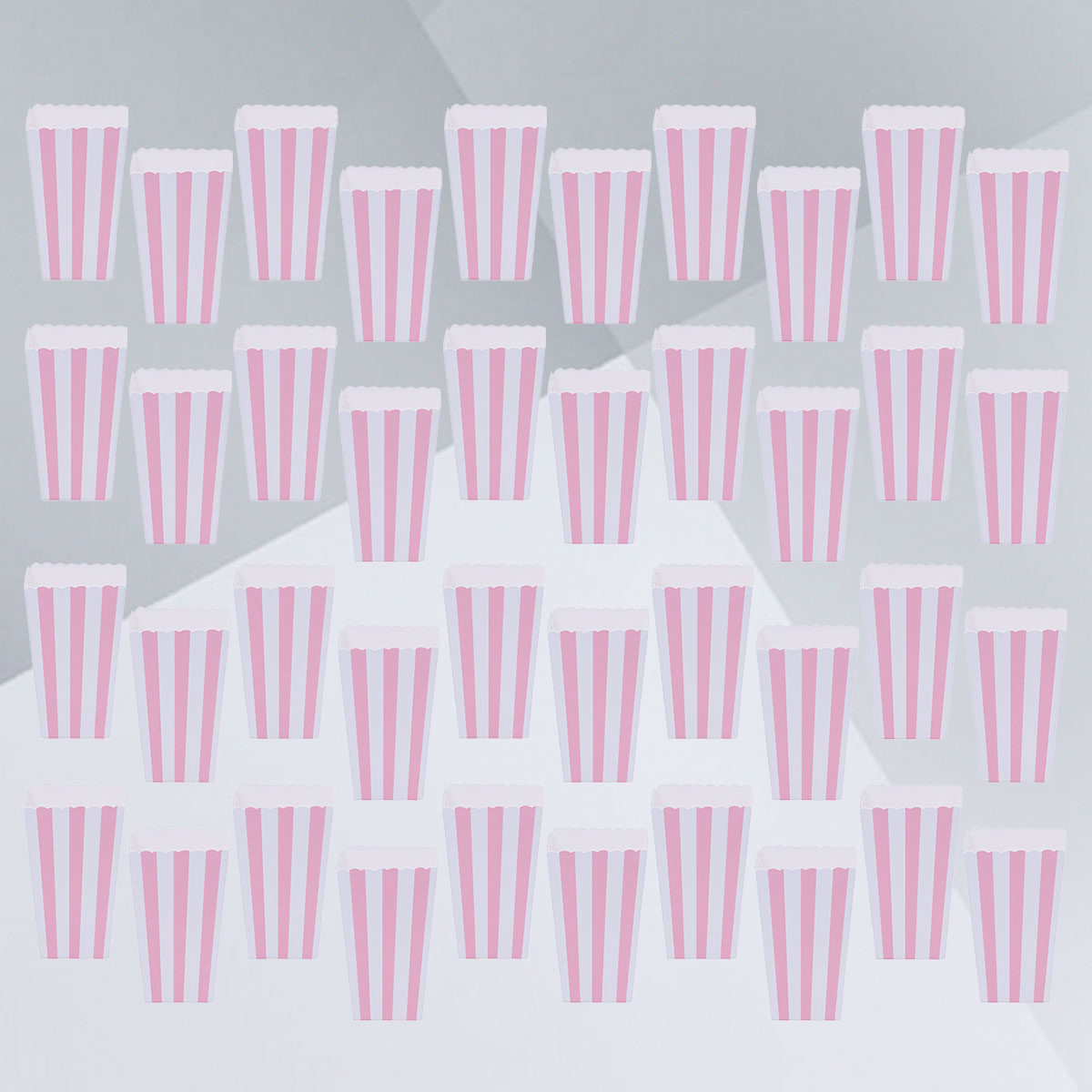 48Pcs Pink Striped Cardboard P - Food Storage Non Toxic recension och pris