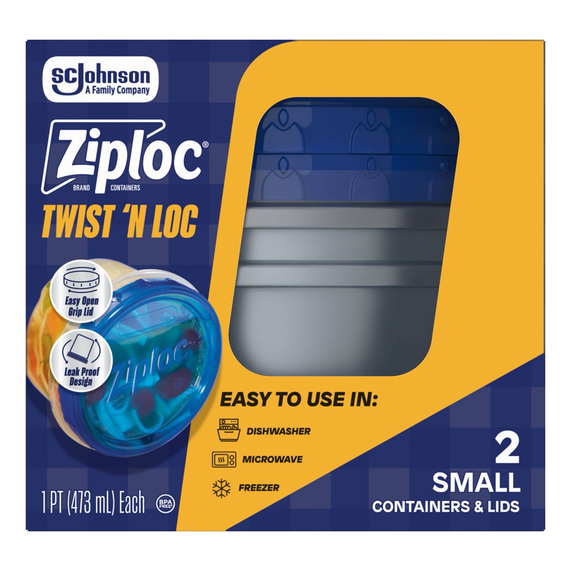 2ct Small Twist Lock Food Stor - Food Storage Prep Containers recension och pris