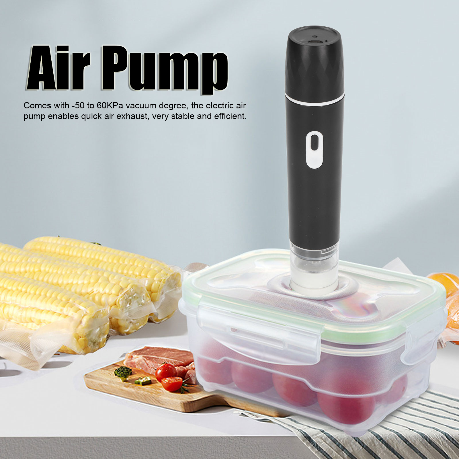 Electric Air Pump Handheld Vac - Food Storage Machine recension och pris