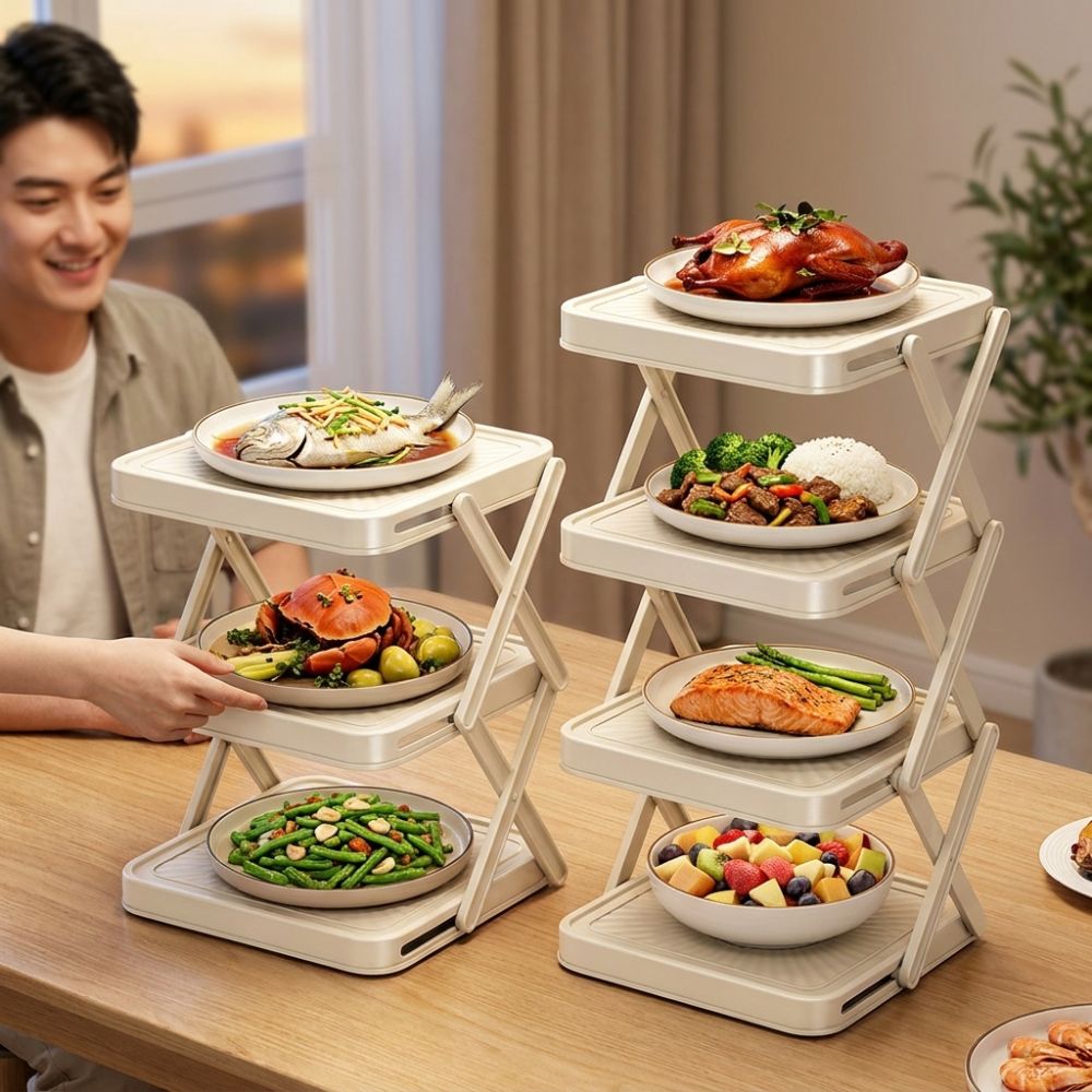 3/4-Tier Prepare Dish Storage  - Food Storage And Preparation recension och pris