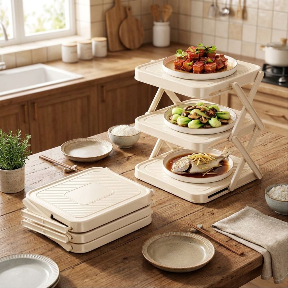 3/4-Tier Prepare Dish Storage  - Food Storage And Preparation recension och pris