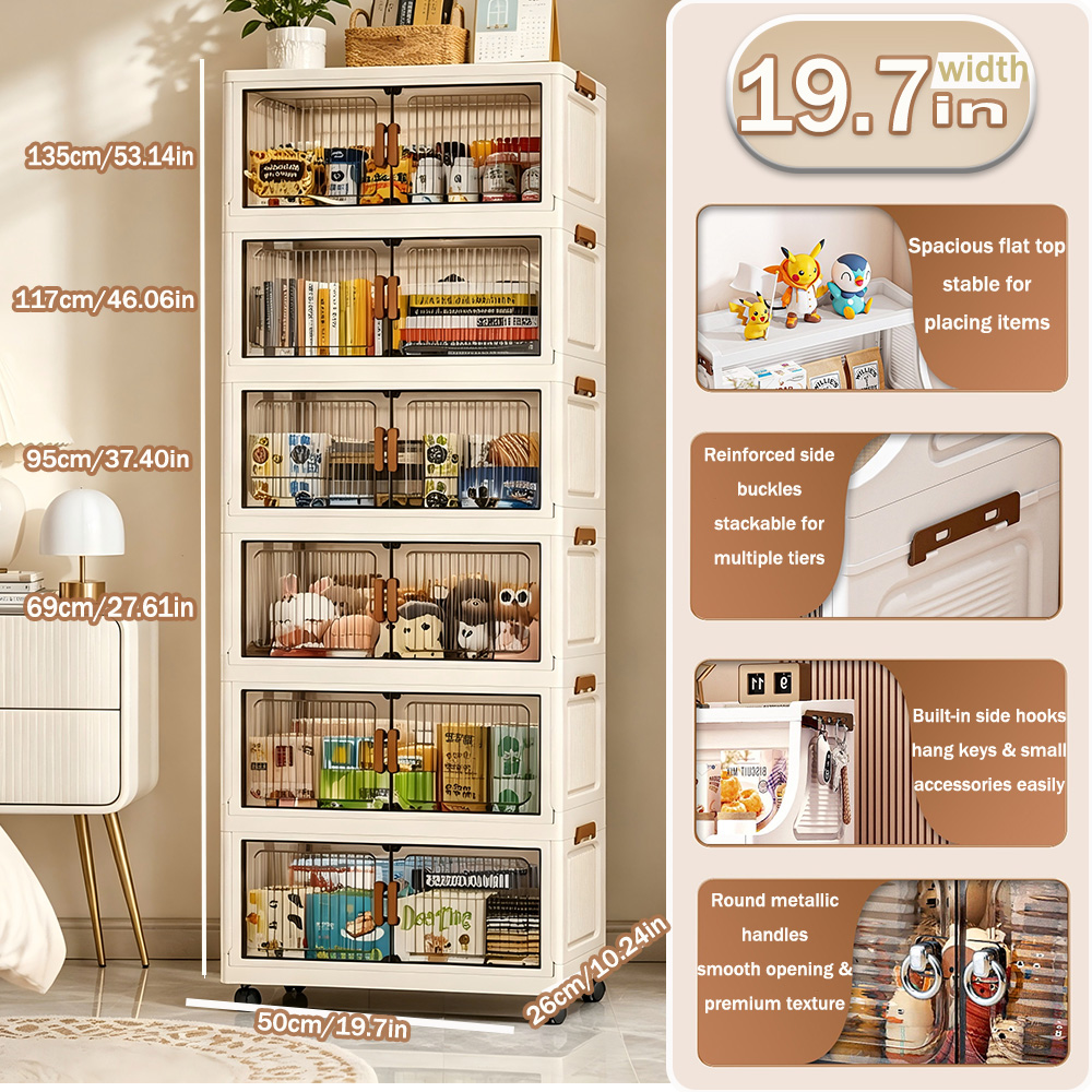 19.7in 3/4/5/6-Tier Foldable S - Food Storage Tank recension och pris