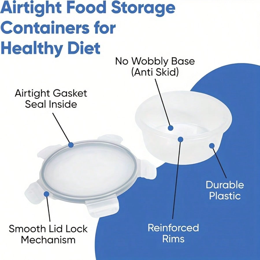 24‑Piece Meal Prep Food Contai - Food Storage Prep Containers recension och pris