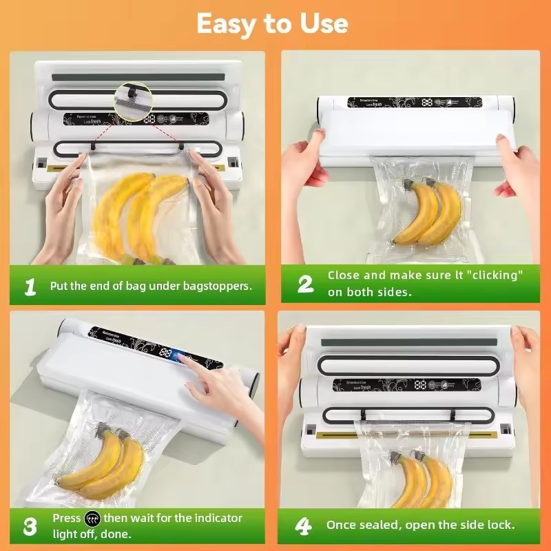 Food Storage Vacuum Sealer Mac - Food Storage Machine recension och pris