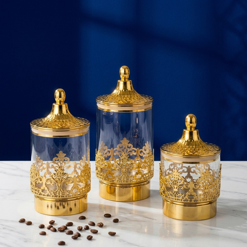 European Transparent Gold-plat - Food Storage Tank recension och pris