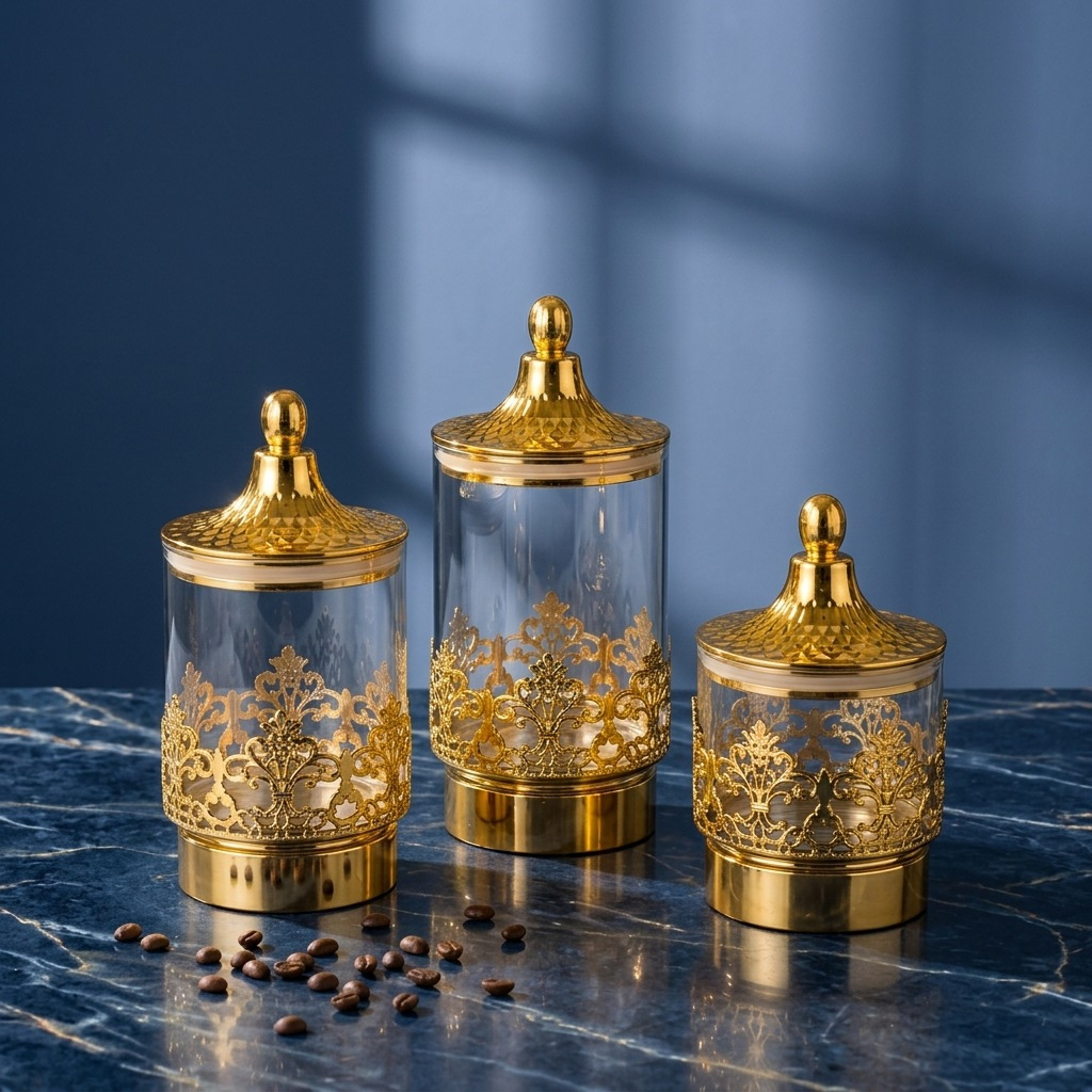 European Transparent Gold-plat - Food Storage Tank recension och pris
