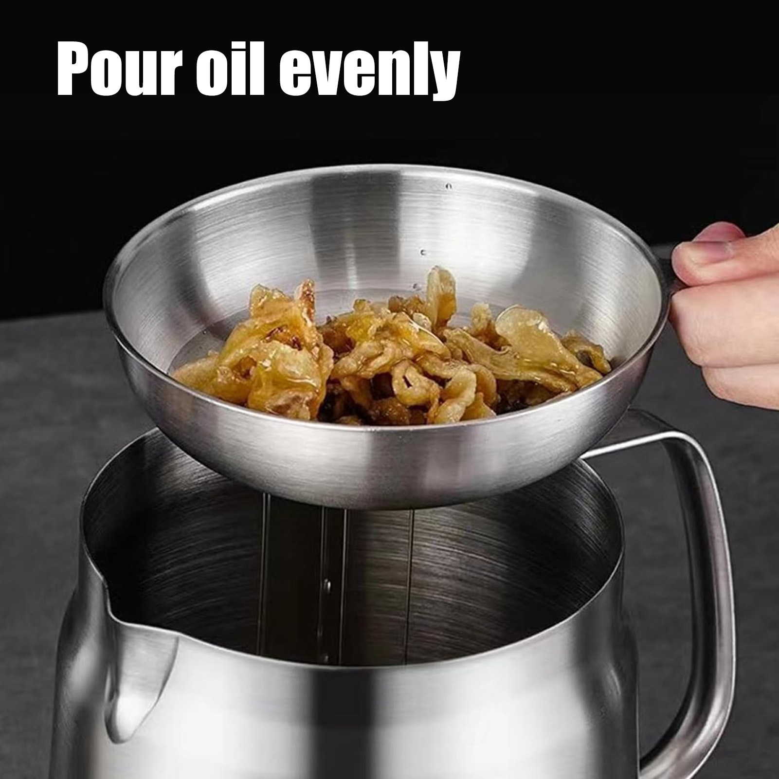 Oil Strainer Pot Multifunction - Herb Keeper Container recension och pris