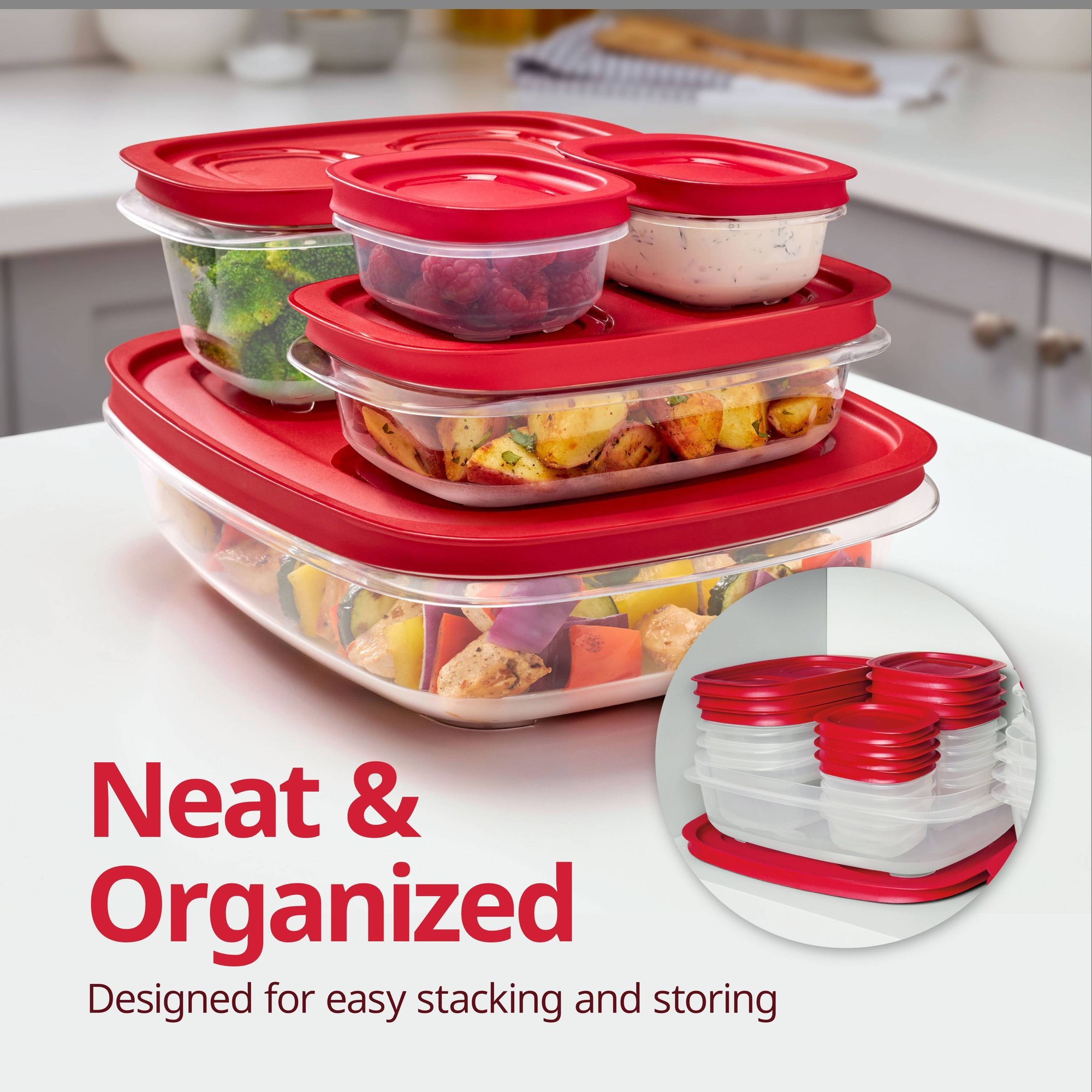 5.26 Cup Rectangular Food Stor - Food Storage Prep Containers recension och pris