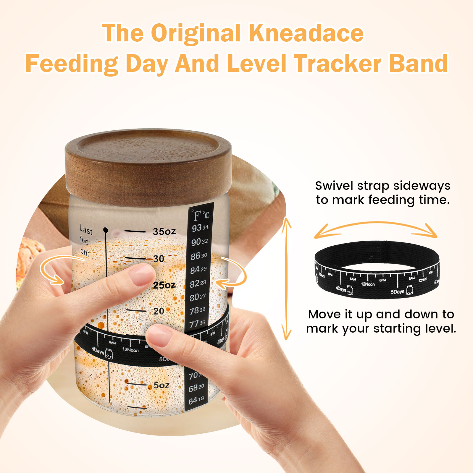Sourdough Starter Jar Kit 1000 - Food Storage Tank recension och pris
