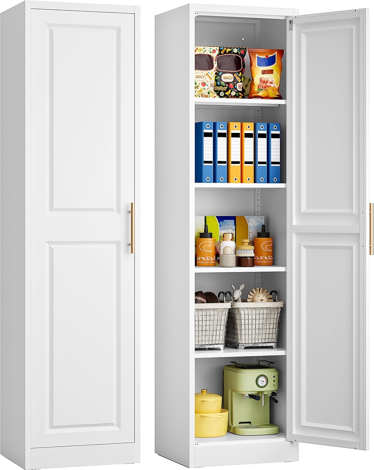Tall Narrow Storage Cabinet Wi - Food Storage Tank recension och pris