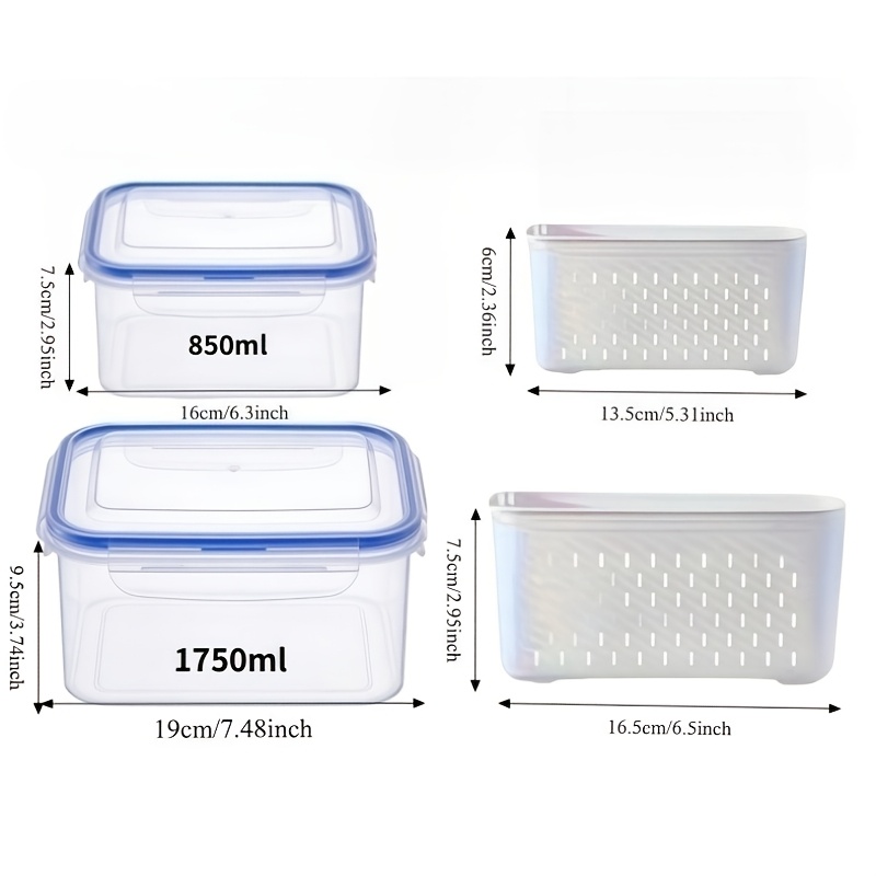 4pcs/Set Leak-Proof Food Stora - Food Storage Prep Containers recension och pris