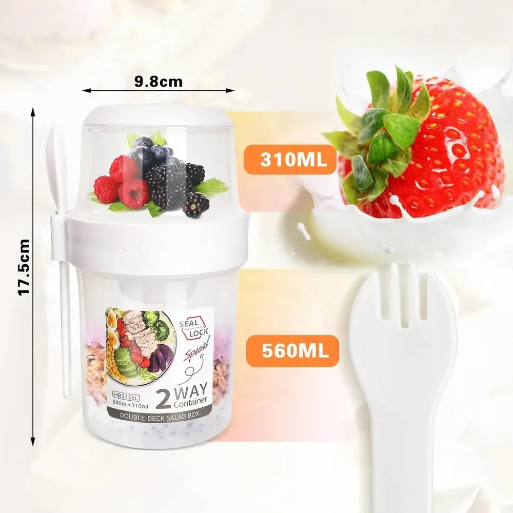 Salad Cup Breakfast Cups Porta - Food Storage Made Easy recension och pris