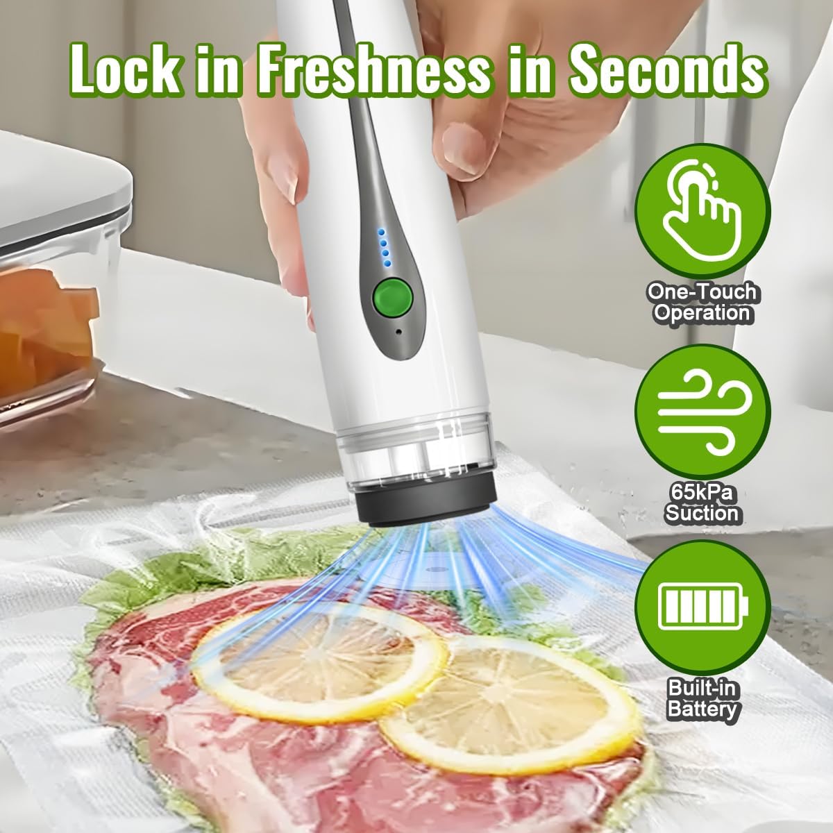 Automatic Mini Vacuum Sealer P - Food Storage Machine recension och pris