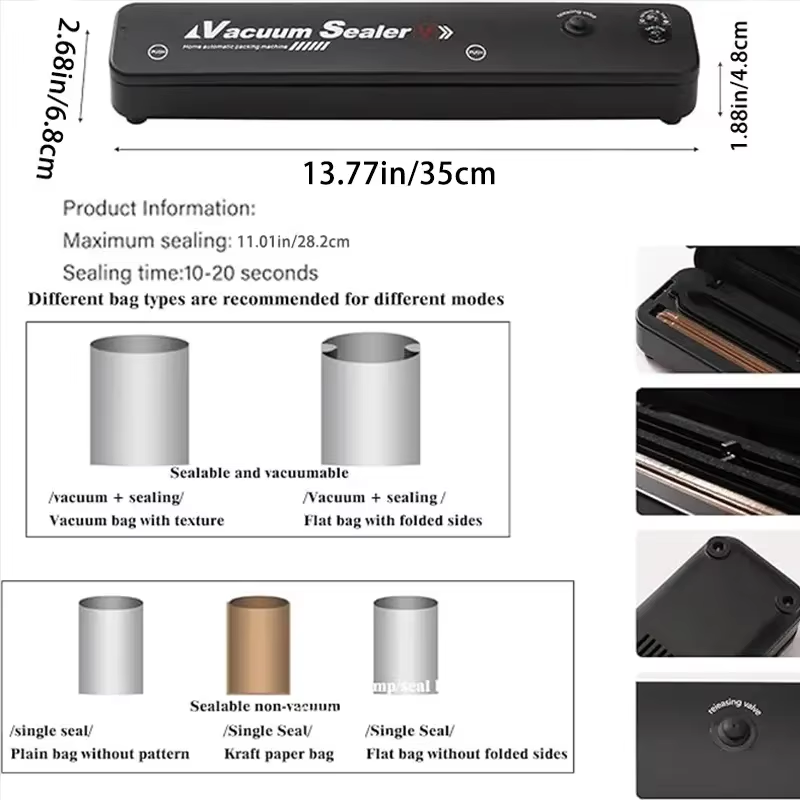 2026 High Quality Vacuum Seale - Food Storage Machine recension och pris