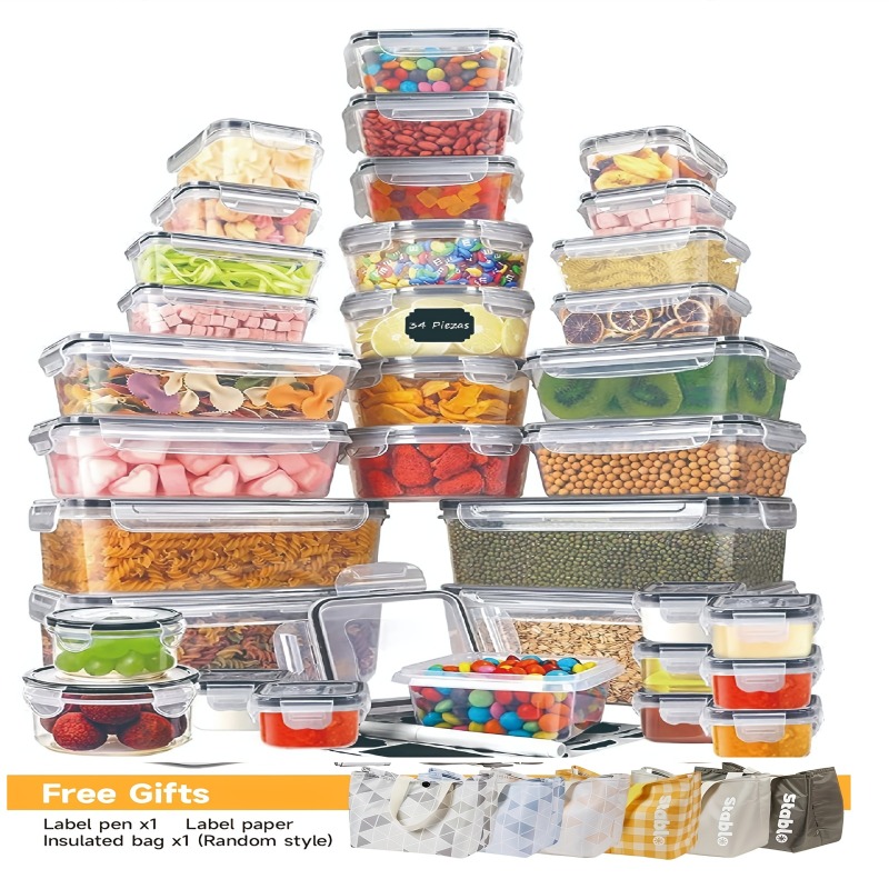 48PCS BPA-Free Food Storage Se - Food Storage Tank recension och pris