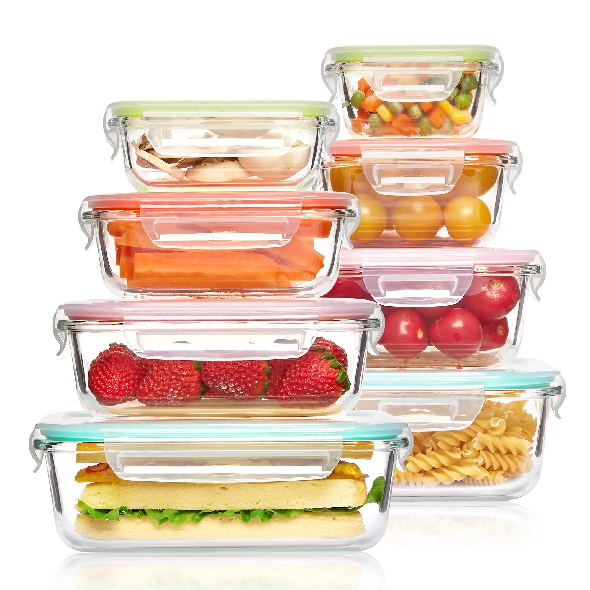 Glass Lunch Box Food Storage C - Food Storage Prep Containers recension och pris