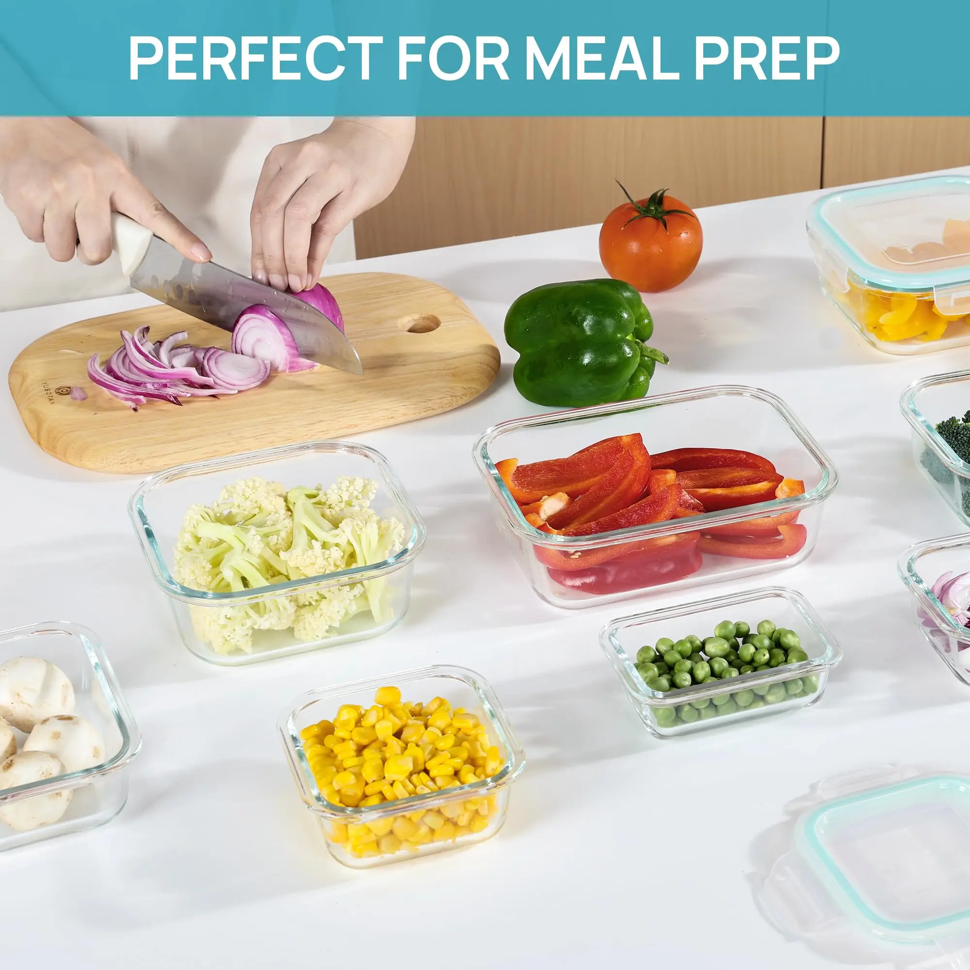 Glass Lunch Box Food Storage C - Food Storage Prep Containers recension och pris