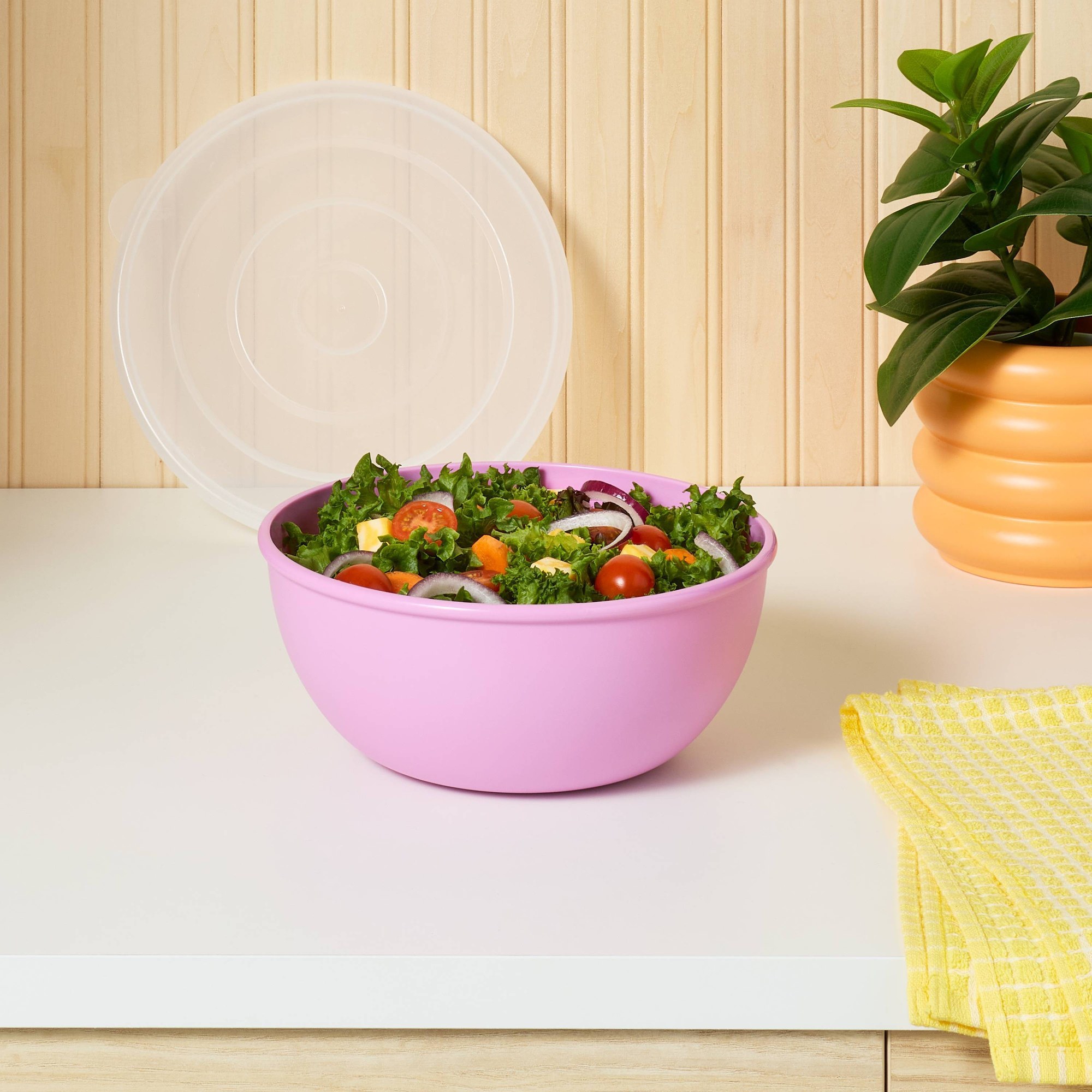 Pink Bowl With Matching Lid, D - Food Storage Prep Containers recension och pris