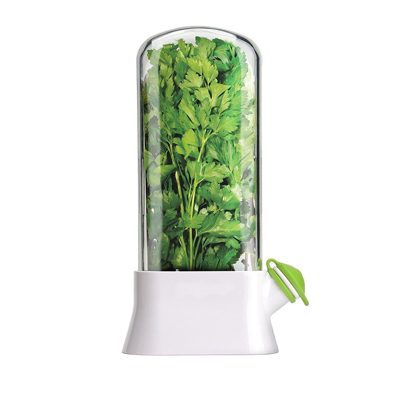 Refrigerator Herb Crisper Save - Herb Keeper Container recension och pris