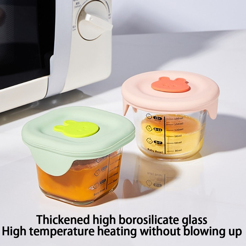 4pack/lot Kids Glass Baby Food - Food Storage Non Toxic recension och pris