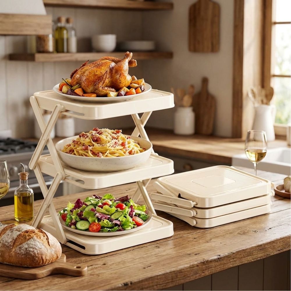 3/4-Tier Prepare Dish Storage  - Food Storage And Preparation recension och pris