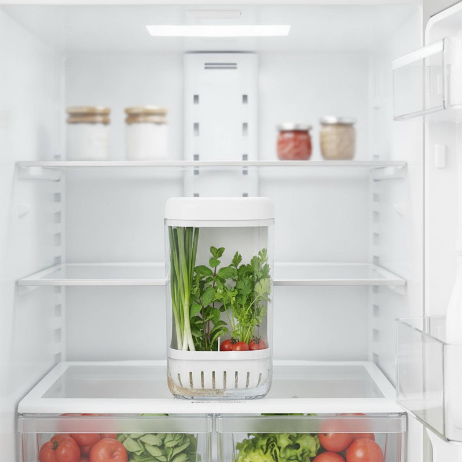Hydroponic Herb Keeper Fresh H - Herb Keeper Container recension och pris